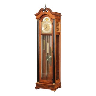 Colonial Mfg. Co. Five Tube Rosewood Case Grandfather Clock For Sale