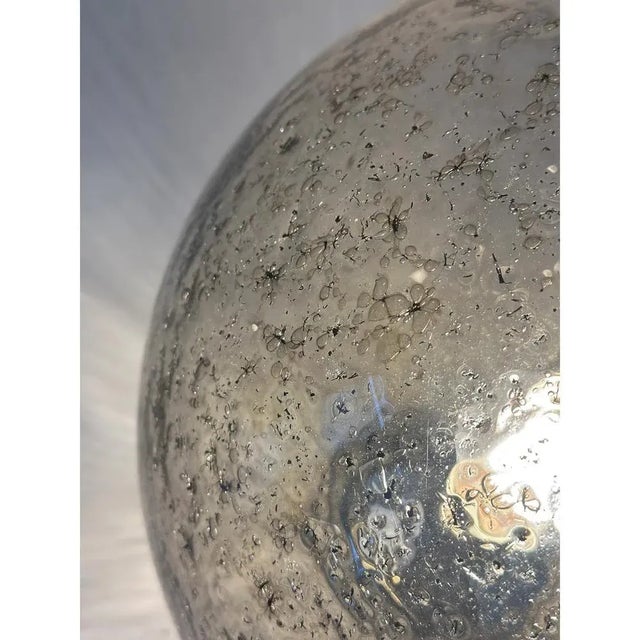 Brown Italian Fume Table Lamp in Murano Glass by Simoeng For Sale - Image 8 of 13