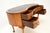 Vintage Kidney-Shaped Desk in Burr Walnut with Leather Top, 1920s For Sale - Image 10 of 11