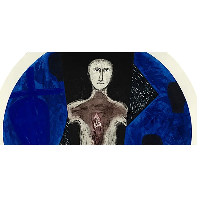 Mimmo Paladino Oceania: The five continents , 1996 Carborundum etching with drypoint aquatint screenprint and xilography....