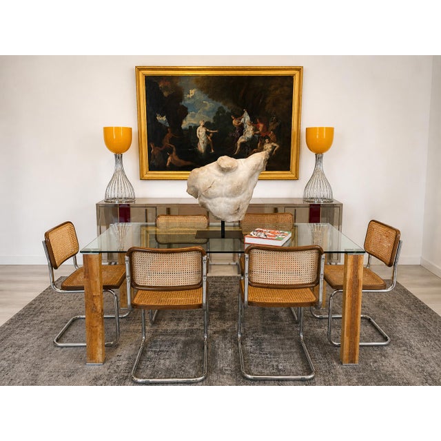 Vintage Table in Crystal and Cork, 1970s For Sale - Image 12 of 13