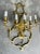 English Vintage Heavy Brass Wall Sconces With 5 Arms a Pair For Sale - Image 3 of 4