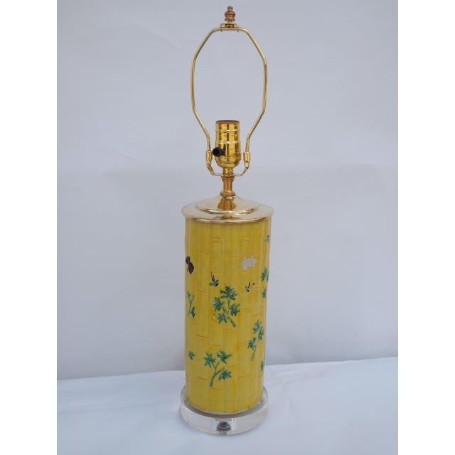Chinese Bamboo Form Lamp For Sale In Raleigh - Image 6 of 6