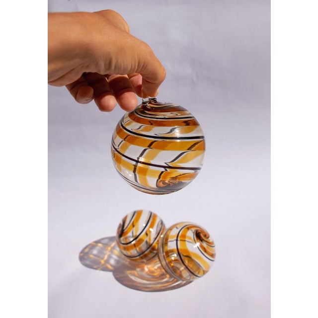 Christmas Ornaments in Murano Glass by Mariana Iskra for Ribes the Art of Glass, 2004, Set of 6 For Sale - Image 6 of 7