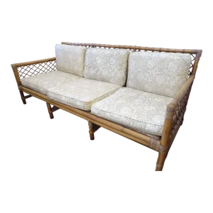 Vintage Bamboo Sofa