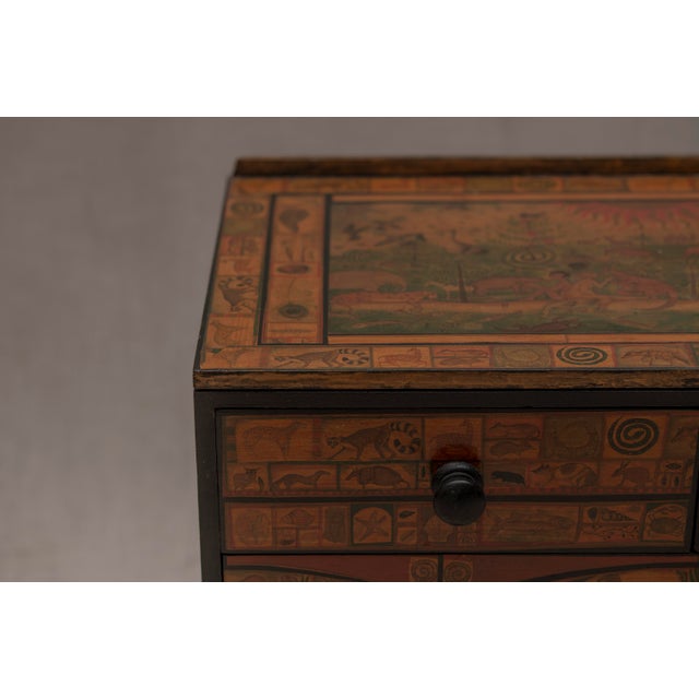 Brown Mid-Century French Chest of Drawers, 1960s For Sale - Image 8 of 15