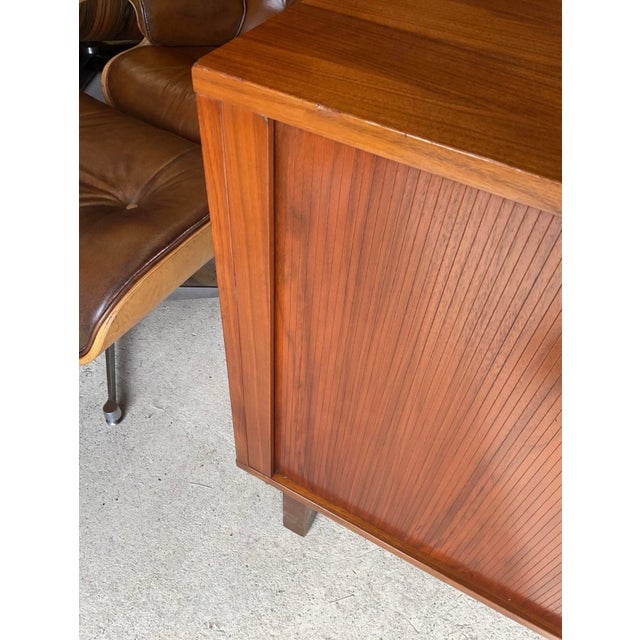 Mid-Century Danish Teak Tambour Sideboard from Danflex Systems, 1970s For Sale - Image 13 of 14