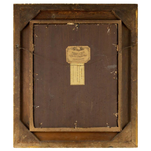 John Stirling, Portraits of Scottish Cleric & His Wife, 1851, Oil Paintings, Set of 2 For Sale - Image 6 of 10