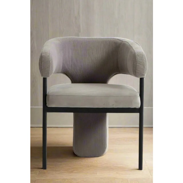Sabrina chair is a versatile piece that can elevate any space with its elegant channel tufted design. Whether used as an...
