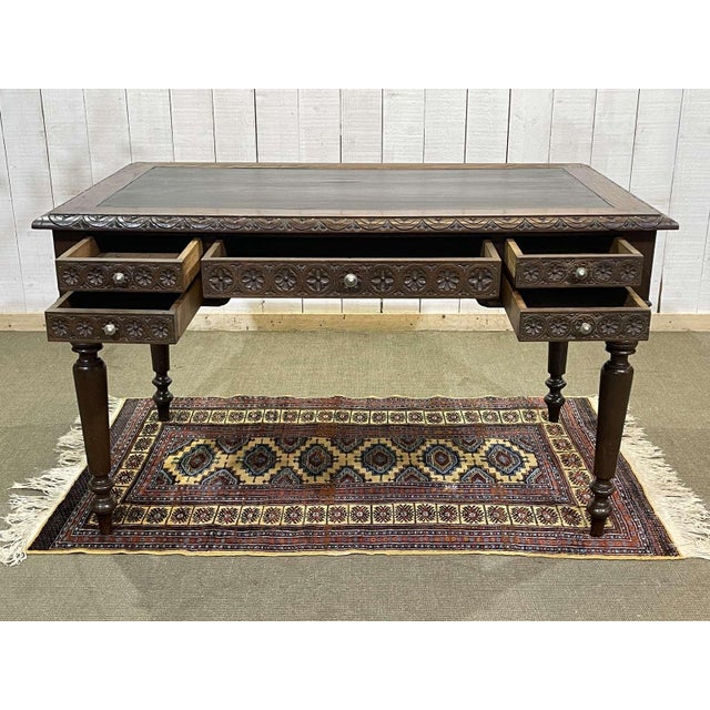 Early 20th Century Breton Chestnut Desk For Sale - Image 16 of 17