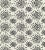 Contemporary Hinson for The House of Scalamandré Fireworks Wallcovering, Black on Off-White For Sale - Image 3 of 3
