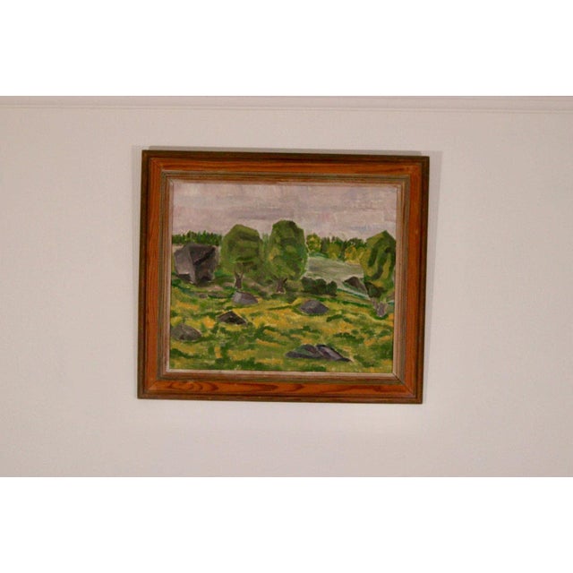 Gunnar Wärn, Trees, 1950s, Oil on Panel, Framed For Sale - Image 18 of 18