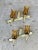 Mid-20th-Century Iron and Colored Glass Wall Lights, 1960s, Set of 3 For Sale - Image 6 of 18