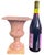 Vintage Carved Pink Marble Urn Jardinière Vessel For Sale - Image 9 of 9