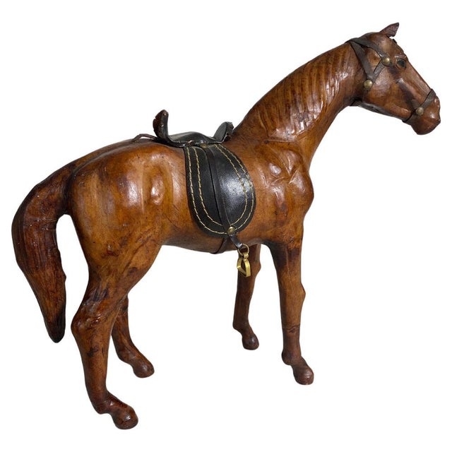 Horse Model in Leather For Sale - Image 14 of 14