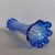 Modern Cobalt Blue and Transparent Spiral Murano Glass Vase, 1980s For Sale - Image 6 of 16