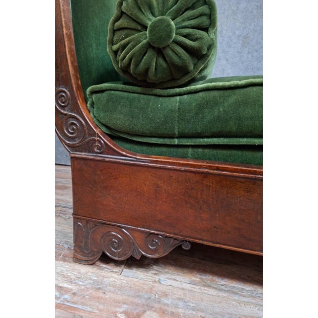 19th Century Mahogany Chaise Lounge For Sale - Image 5 of 11