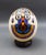 Misha Zimbabwe Zambia South Africa Hand Painted Barotse Water Spirit Mask Ostrich Egg & Stand Measures approximately 5...