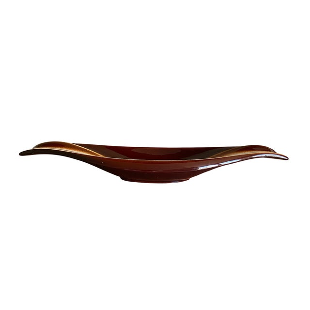 Large Vintage French Verceram Fruit Bowl, 1950s For Sale - Image 4 of 8