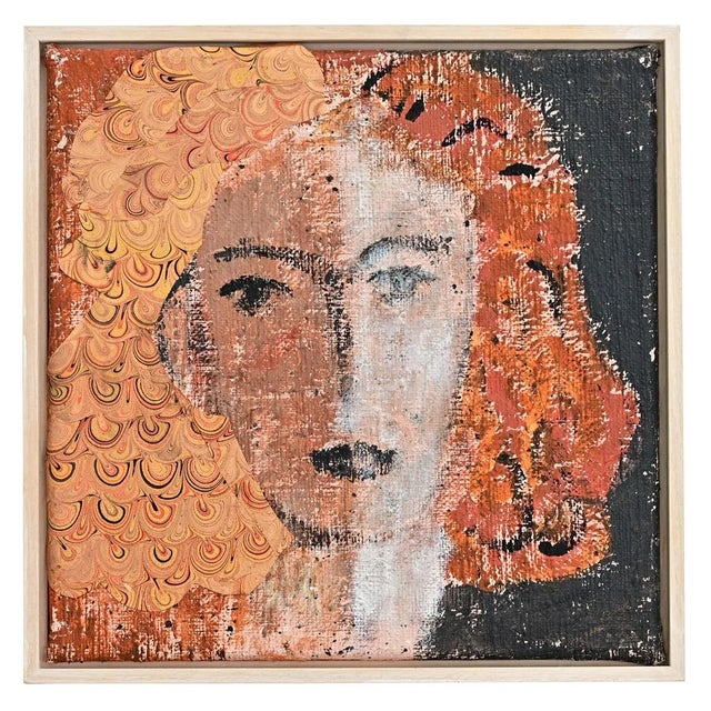 Textile Dutch Contemporary Mixed Media Painting For Sale - Image 7 of 7