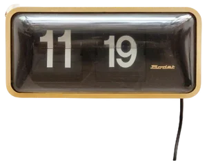 Black and White Large Station Flip Clock, France, 1970s