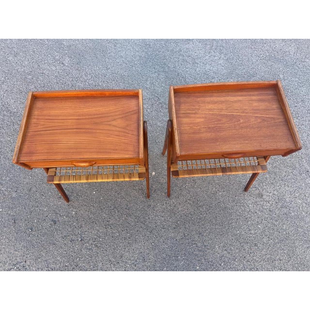 Mid-Century Danish Nightstands by Søren Rasmussen, 1960s, Set of 2 For Sale - Image 16 of 18