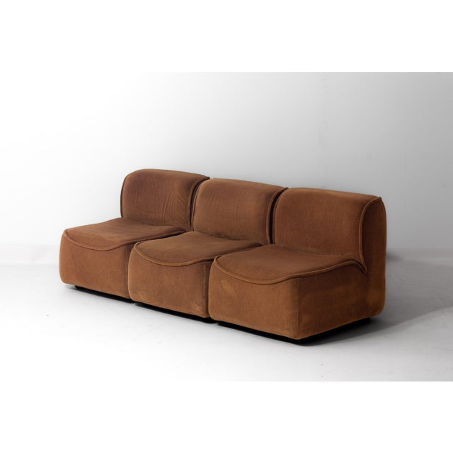 Black Space Age Modular Sofa, Italy, 1970s, Set of 5 For Sale - Image 8 of 18