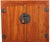 Brass Large Qing Dynasty Oak Wood Compound Cabinet With Brass Medallions For Sale - Image 8 of 8