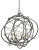Currey & Company Currey & Company Genesis Black Orb Chandelier For Sale - Image 4 of 4