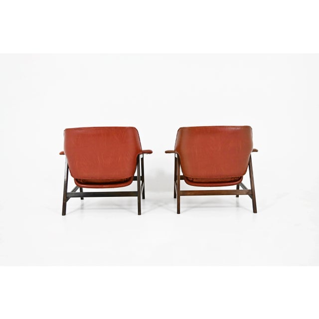 1970s 849 Chairs by Gianfranco Frattini for Cassina, 1950s, Set of 2 For Sale - Image 5 of 14