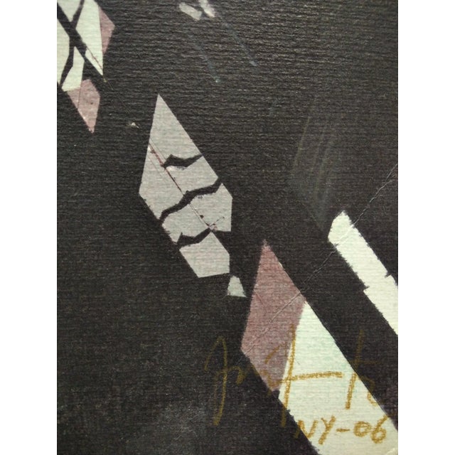 Contemporary Luis Fernandez, City Scene, 2006, Mixed Media For Sale - Image 3 of 5