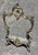 1900 - 1909 Gilt Brass Rococo Mirror With Easel Back For Sale - Image 5 of 8