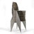 Silver Don Albinson Stacking Side Chairs by Knoll Set of 8 For Sale - Image 8 of 11
