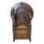 Antique Monks Chair with Storage For Sale