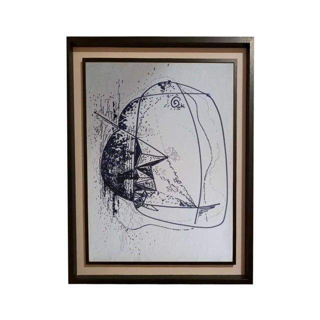 Ferdinando Meccani, Abstract Work on Paper, 1969, Paper For Sale - Image 4 of 4