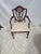 American Late 20th Century Hepplewhite Style Mahogany Shield Back Armchair With Upholstered Seat For Sale - Image 3 of 6