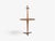 1940s Mid-Century Modern Edward Wormley, Rare Snack Floor Lamp, Wood, Brass For Sale - Image 9 of 15