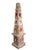 Giant handmade seashell encrusted obelisk. A true statement piece - 30" tall, 8" square at bottom. A one of a kind accent...