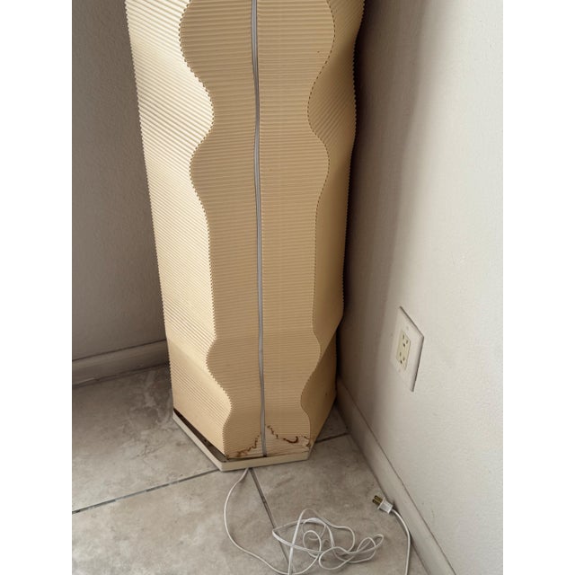 Metal Vintage Roland Simmons “Lumalight” Floor Lamp Noguchi Style (Signed 11/1993) For Sale - Image 7 of 13