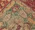Textile Antique Indian Agra Burgundy Background Rug For Sale - Image 7 of 8