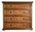 1990s Solid Teak Four-Drawer Dresser / Chest For Sale