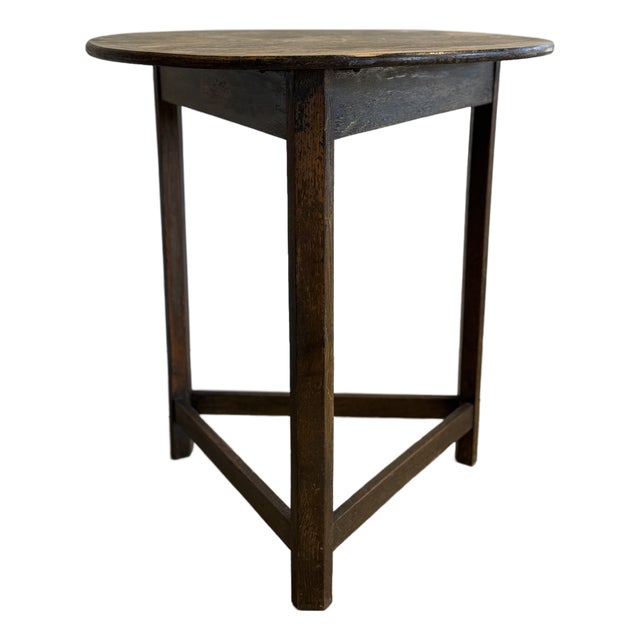 Antique English Cricket Table, c.1920 For Sale