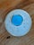 19th Century French Blue Opaline Dresser Jar With Tulip Finial For Sale - Image 4 of 8