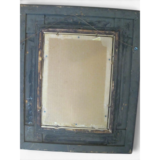 Federico Del Campo Ornate Gilt Frame Venice Canal Antique Oil Painting For Sale - Image 10 of 10