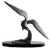 Vintage Mid-Century Art Deco Style Bronzed Spelter Seagull Sculpture For Sale