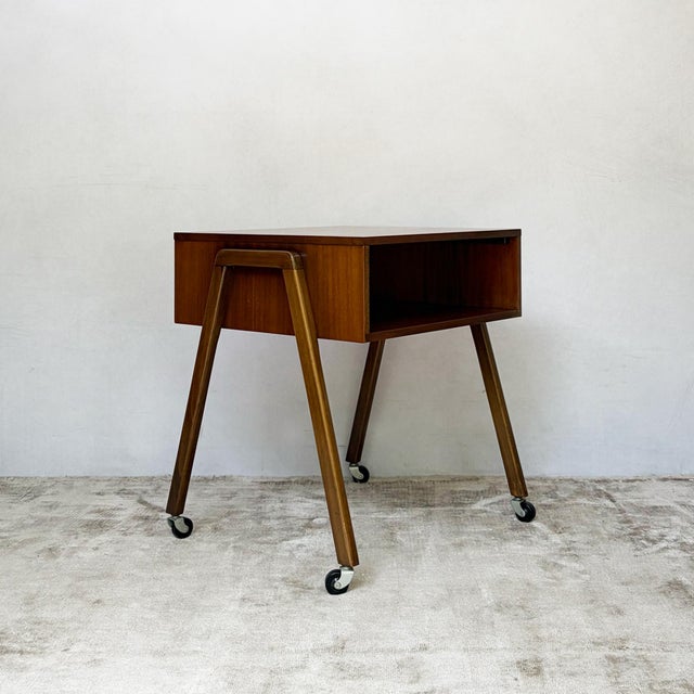 Mid-Century Modern Mid-Century Teak Cabinet on Castors, 1960s For Sale - Image 3 of 8