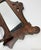 Brown Antique Victorian Style Wall Mount Mirror With Towel Rack For Sale - Image 8 of 10