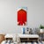 Still the Heartland by Justin Wheatley | Acrylic on Canvas Red Barn With Blue Sky For Sale - Image 9 of 10