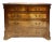 19th Century English Georgian Tiger Oak and Mahogany Banded Bachelor’s Chest For Sale