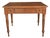 Antique Walnut Three-Drawer Writing Desk With Turned Legs For Sale